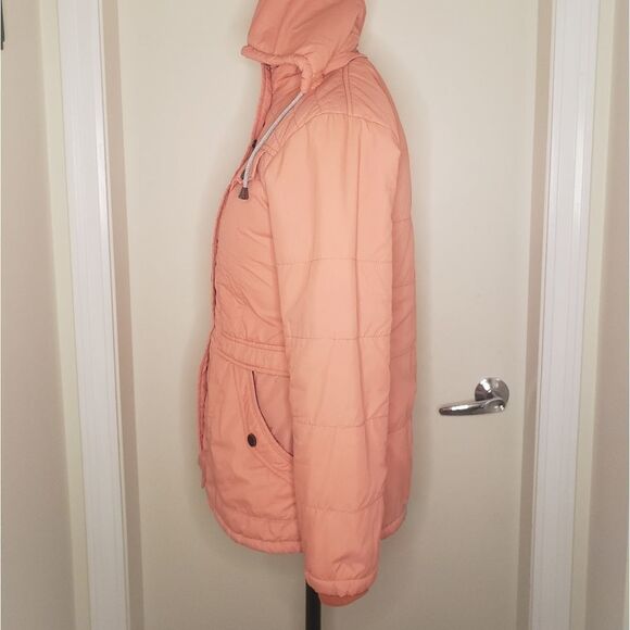 80s pink hooded ski jacket - Picture 2 of 14